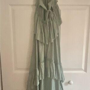 Boho style Sage Green Maxi Dress from Free People